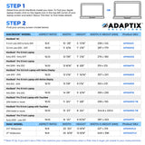 Adaptix MacBook Compatible - 15" Privacy Screen for MacBook Pro Touch -  Anti-Glare, Anti-Scratch, Blocks 96% UV - Blue Light Screen Filter Protector [2016 model or newer] (AMSMR15-TB)