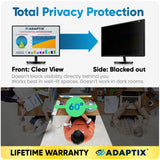 Adaptix Monitor Privacy Screen 22” – Info Protection for Desktop Computer Security – Anti-Glare, Anti-Scratch, Blocks 96% UV – Matte or Gloss Finish Privacy Filter Protector – 16:10 (APF22.0W)