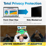 Adaptix Laptop Privacy Screen 13.3” – Information Protection Privacy Filter for Laptop – Anti-Glare, Anti-Scratch, Blocks 96% UV – Matte or Gloss Finish Privacy Screen Protector – 4:3 (APF13.3)
