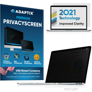 Adaptix MacBook Compatible – 13" Privacy Screen for MacBook Pro – Anti-Glare, Anti-Scratch, Blocks 96% UV – Blue Light Screen Filter Protector [Late 2012-2015] (APFMR13)