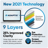 Adaptix MacBook Compatible - 13" Privacy Screen for MacBook Pro - Anti-Glare, Anti-Scratch, Blocks 96% UV - Blue Light Screen Filter Protector [Mid 2009 - Mid 2012] (APFMP13)