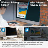 Adaptix iMac 27" Monitor Privacy Screen for Apple Desktop Computers – Anti-Glare, Anti-Scratch, UV-Blocking Privacy Screen Protector – Computer Security Screen Privacy Mac Accessories (APFIM27v2)